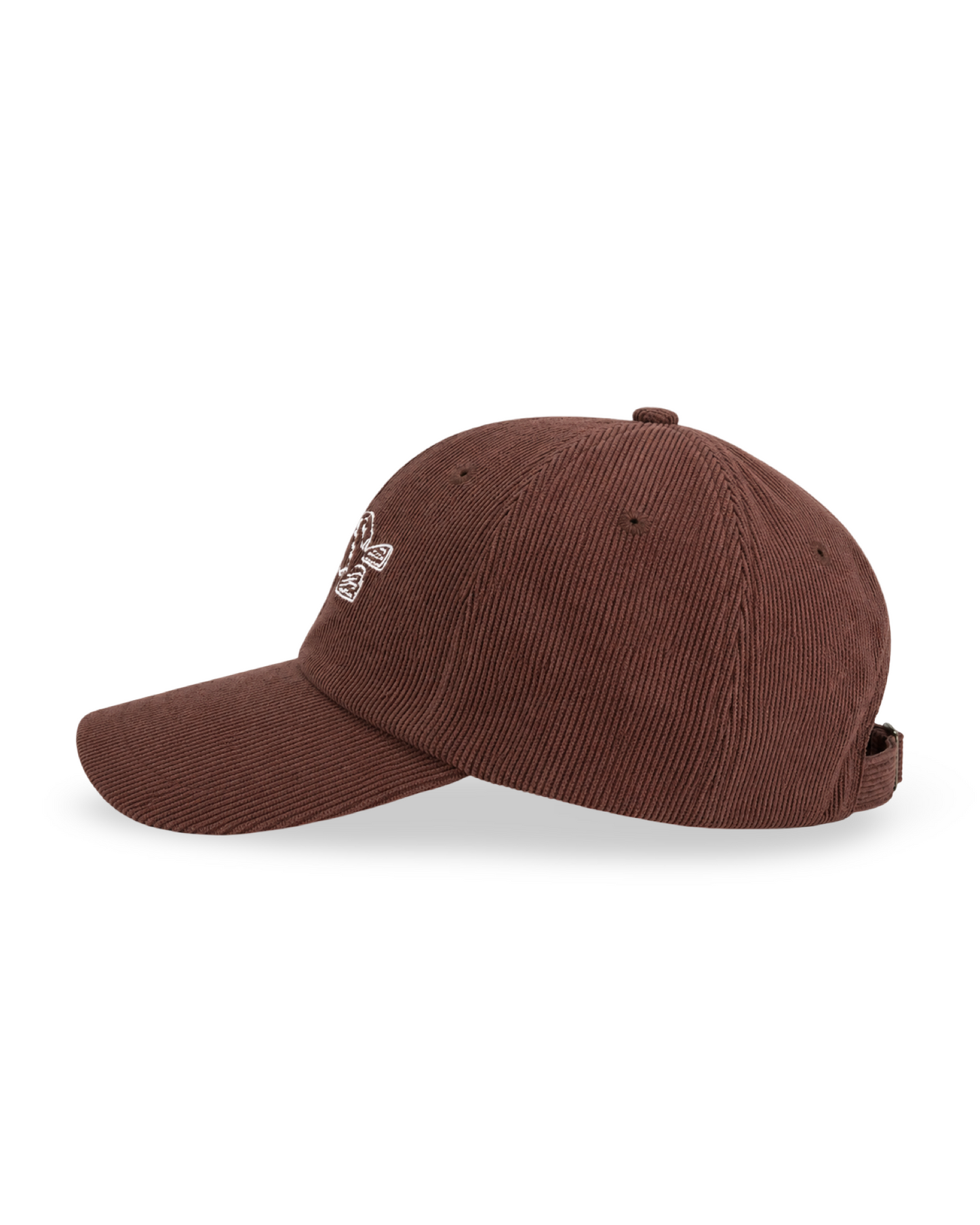Script Cap Brown Corduroy