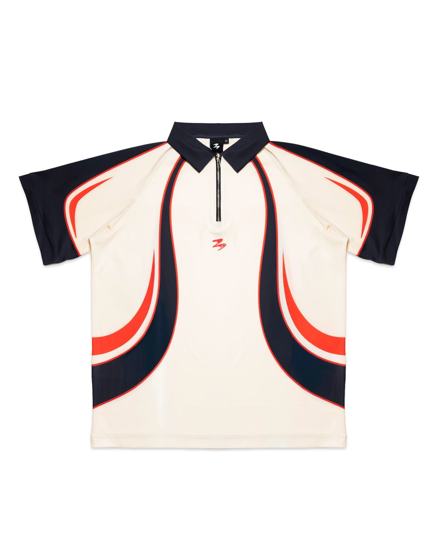 Apex Zip Polo Bone