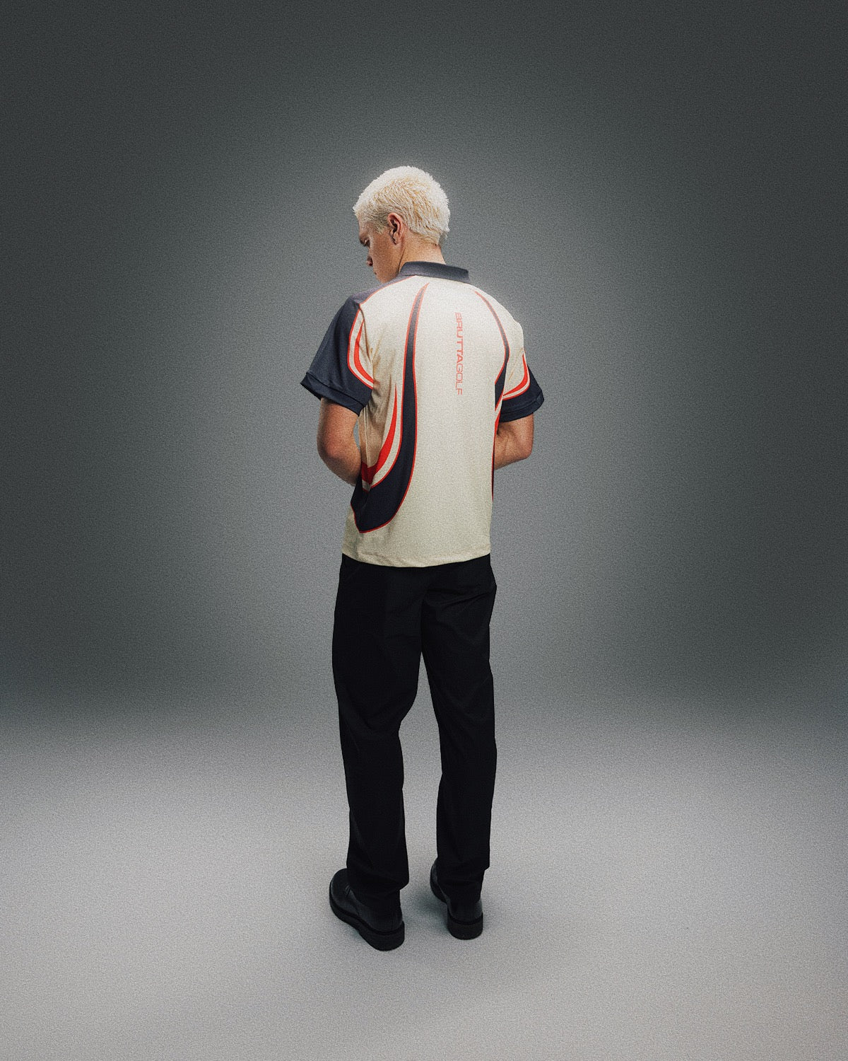 Apex Zip Polo Bone