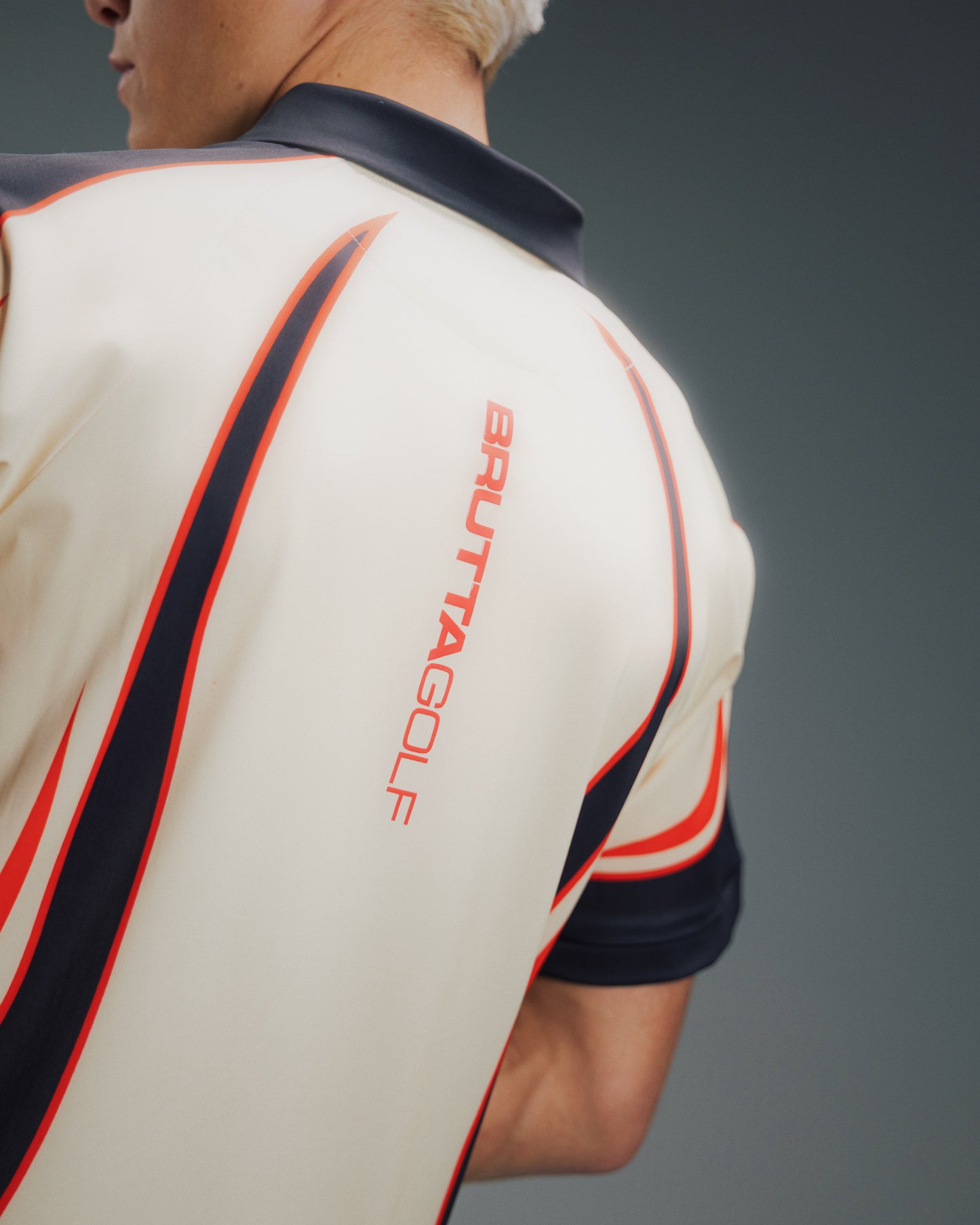 Apex Zip Polo Bone
