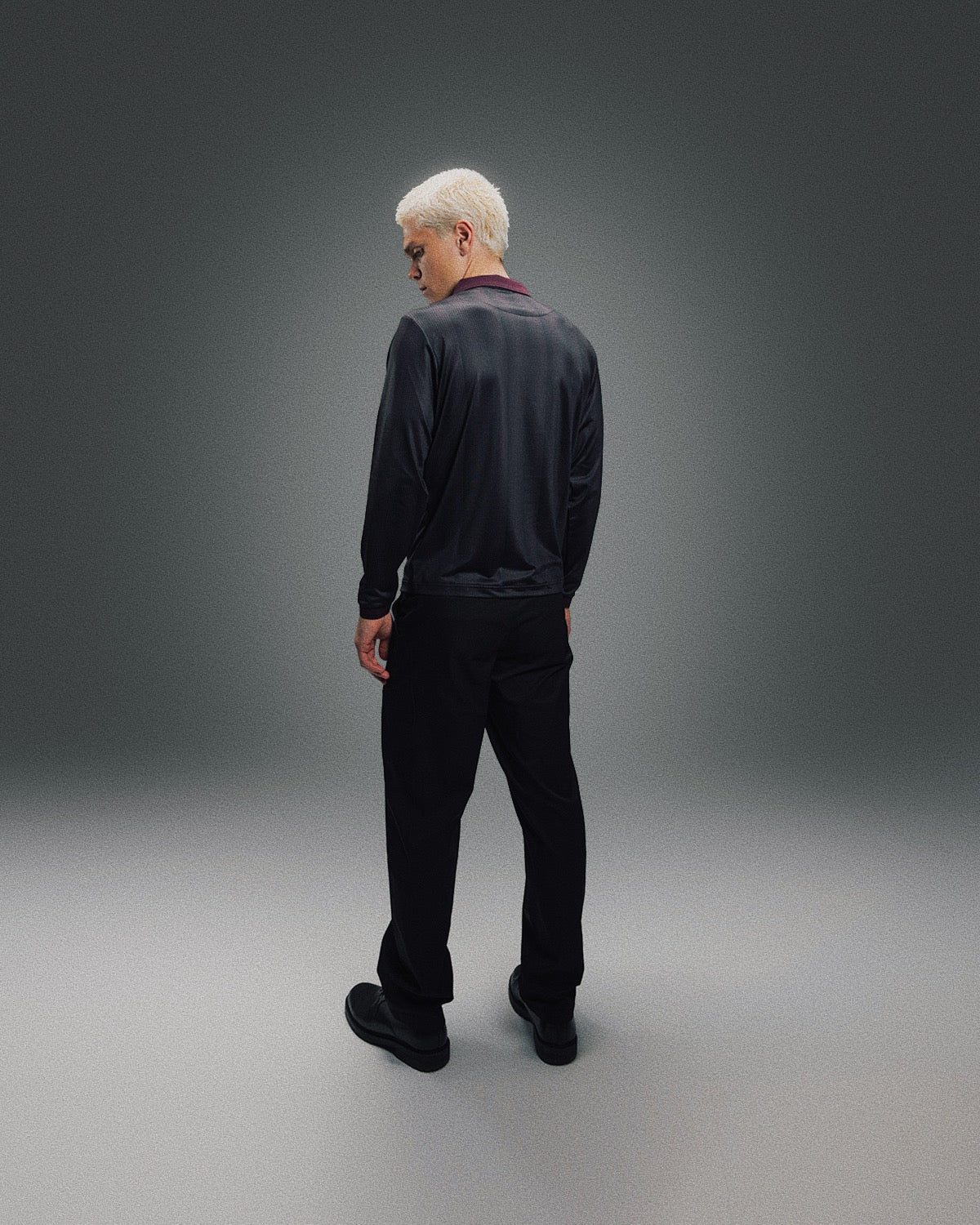 Shadow LS Zip Polo