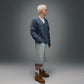 Steel Mohair Cardigan