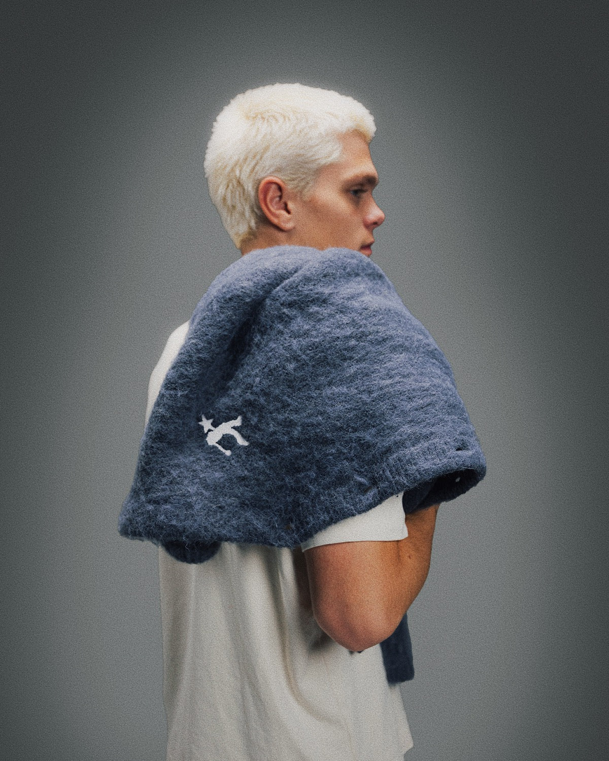 Steel Mohair Cardigan