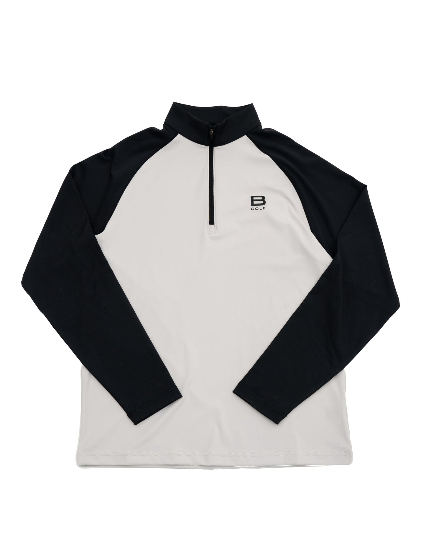 Half Zip Two Tone Black/Gray