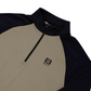 Half Zip Two Tone Black/Army Green