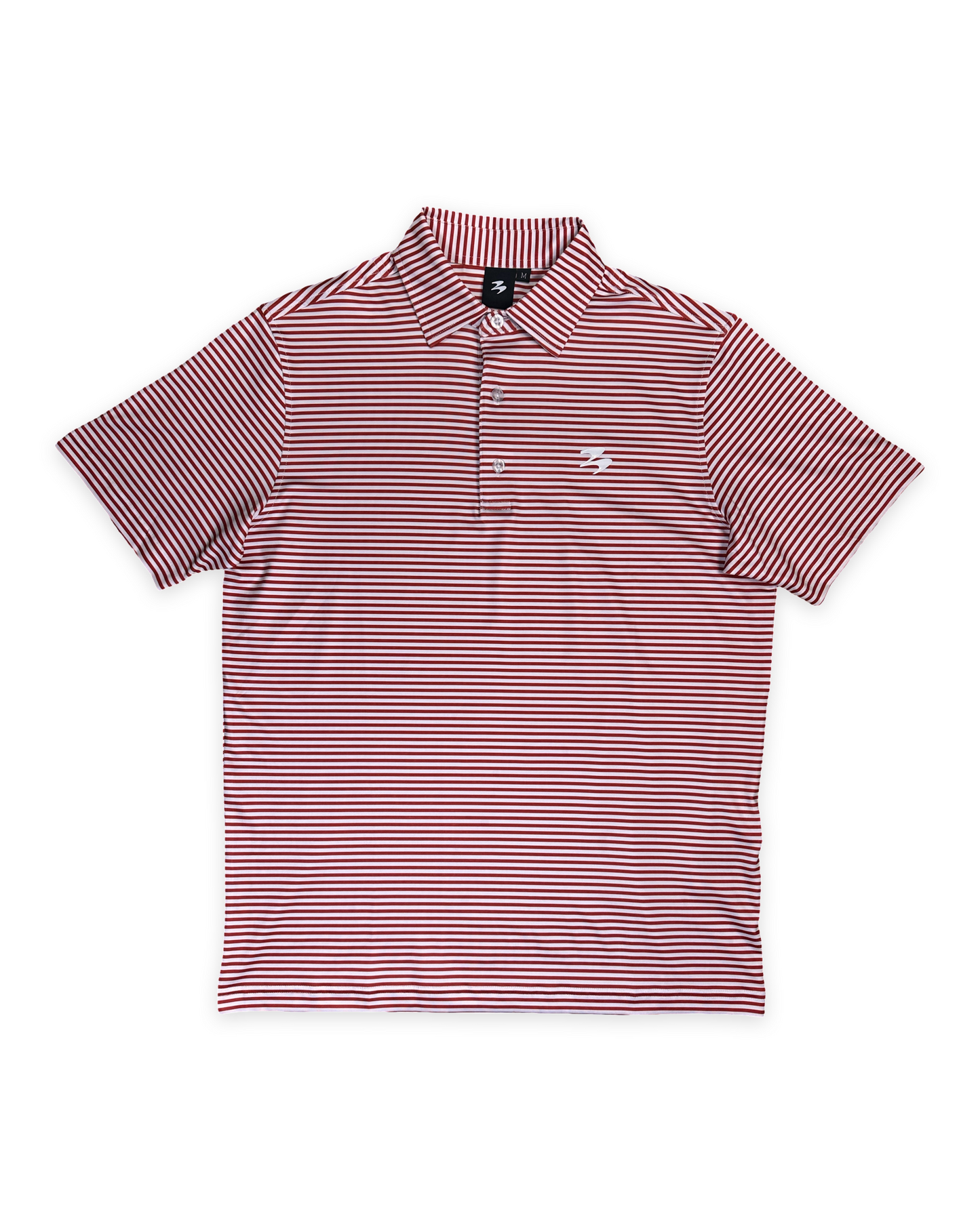 Striped polo Red