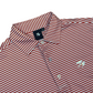 Striped polo Red