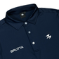 Long Sleeve Polo Navy