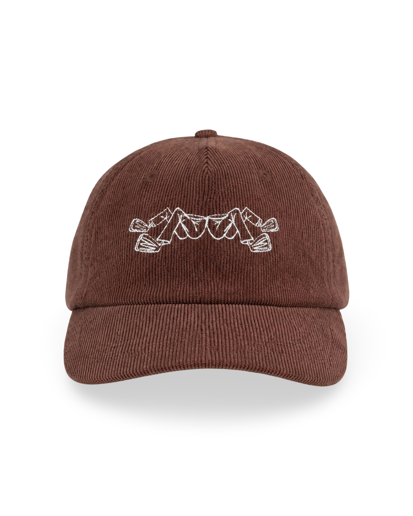 Script Cap Brown Corduroy
