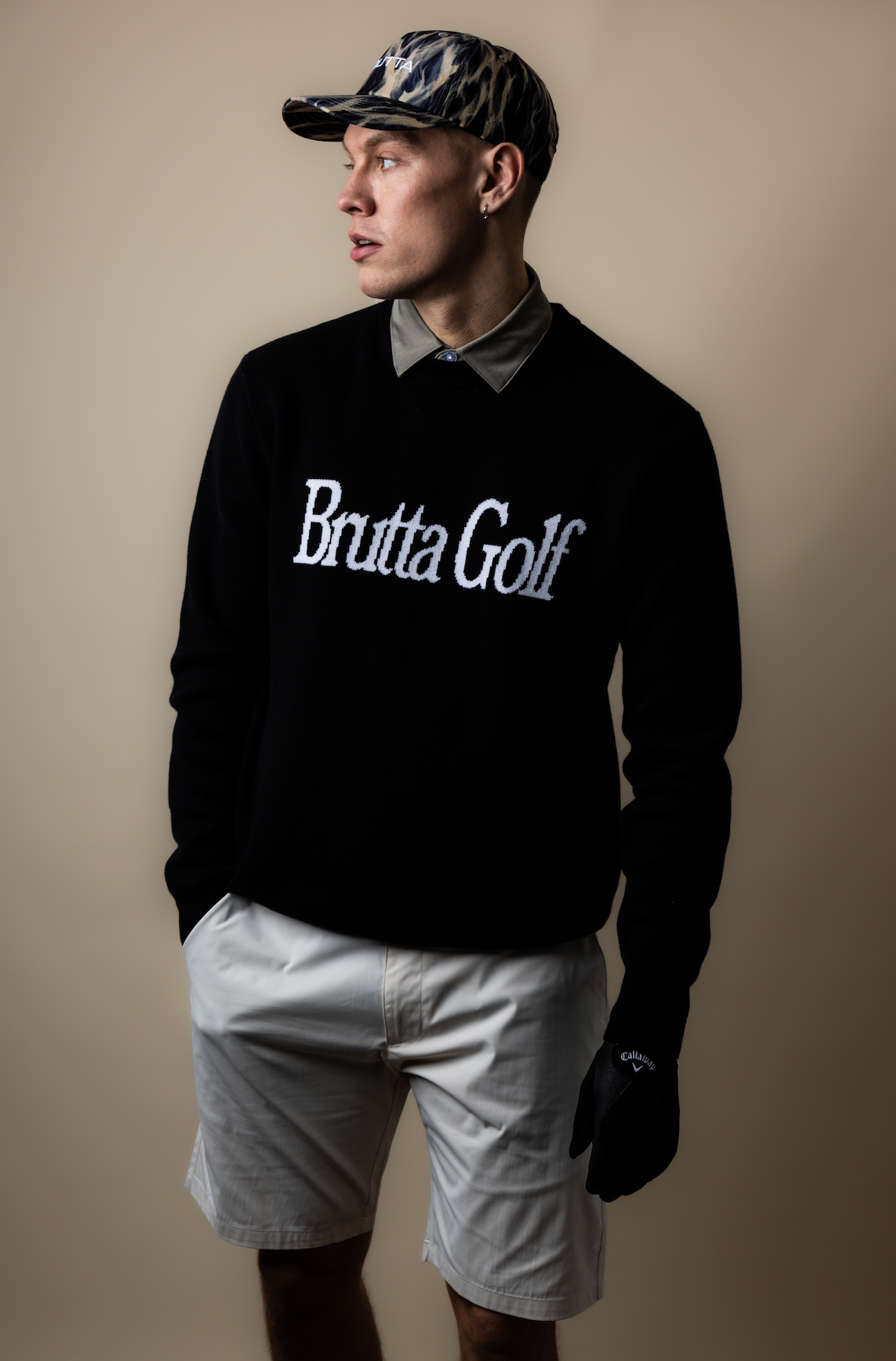 Knitted Logo Sweater Black