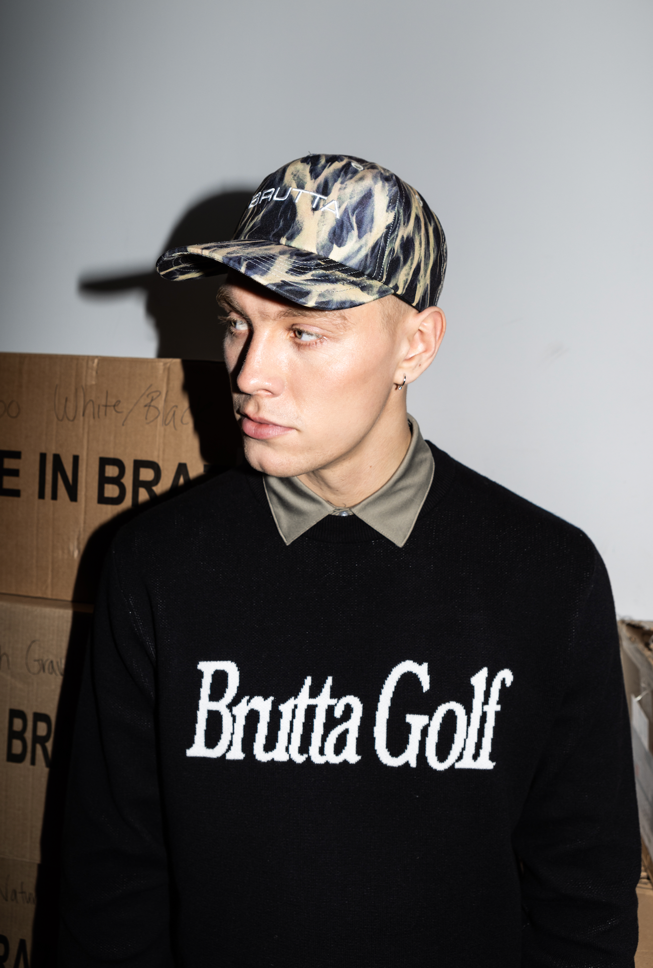 Knitted Logo Sweater Black