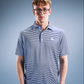 Striped Polo Blue