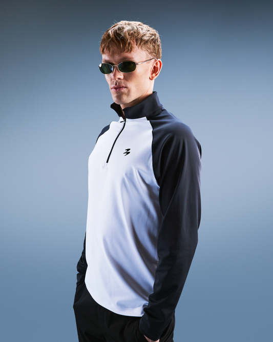 Half-Zip 2.0 Two Tone Black/White