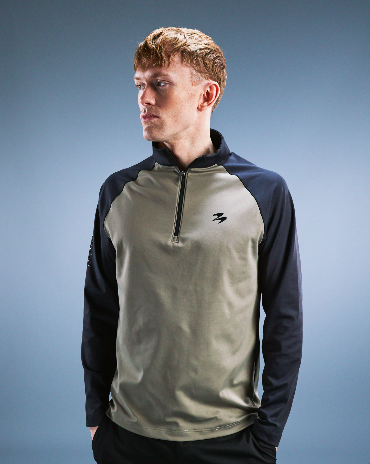 Half Zip 2.0 Two Tone Army Green