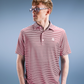 Striped polo Red