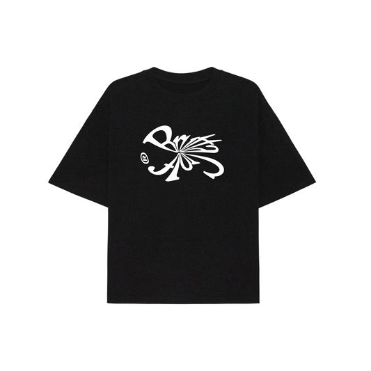 Brutta Golf Logo Twirl Tee Black