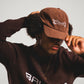 Script Cap Brown Corduroy