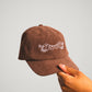 Script Cap Brown Corduroy