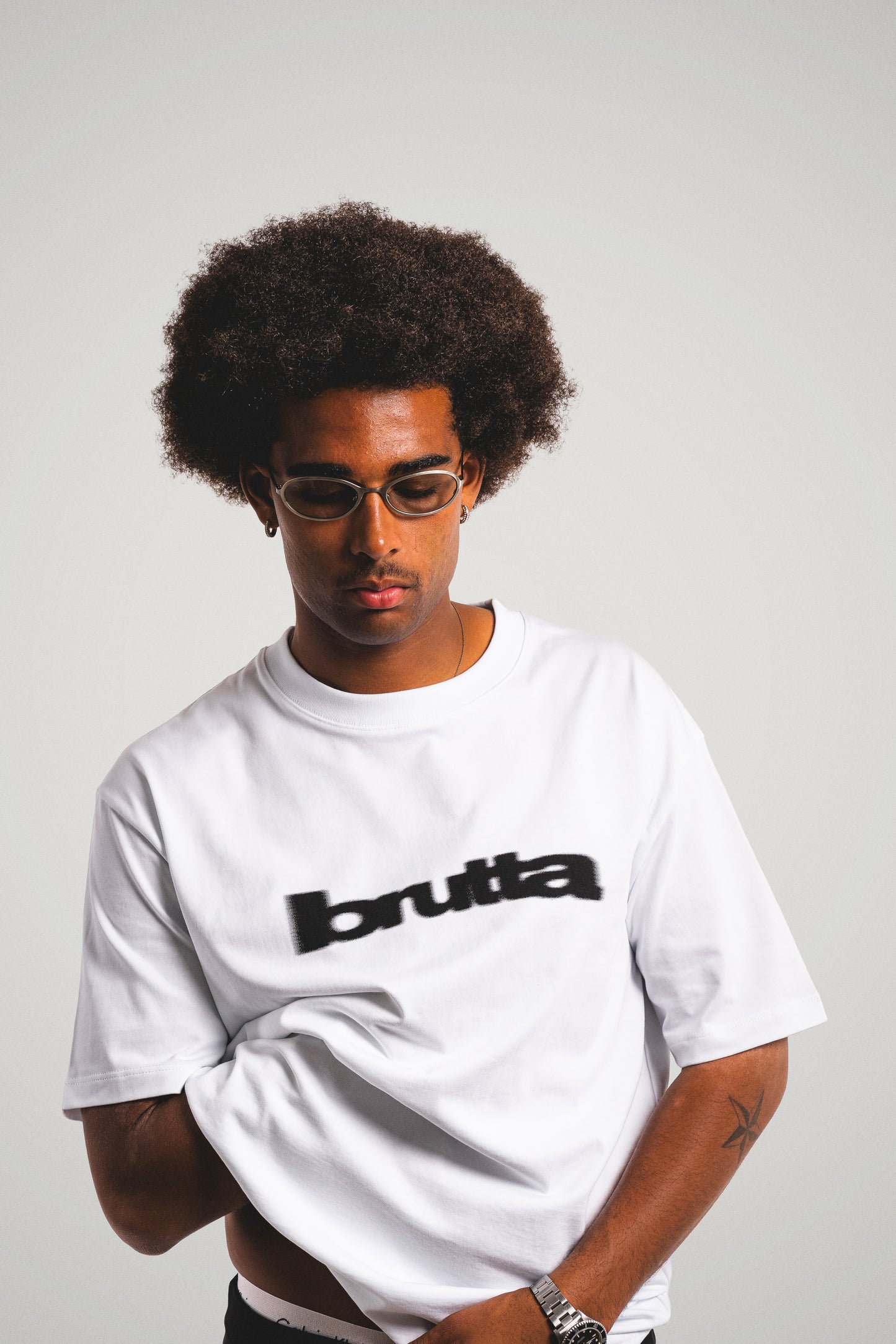 Blurred T-Shirt White