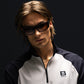Half Zip Two Tone Black/Gray