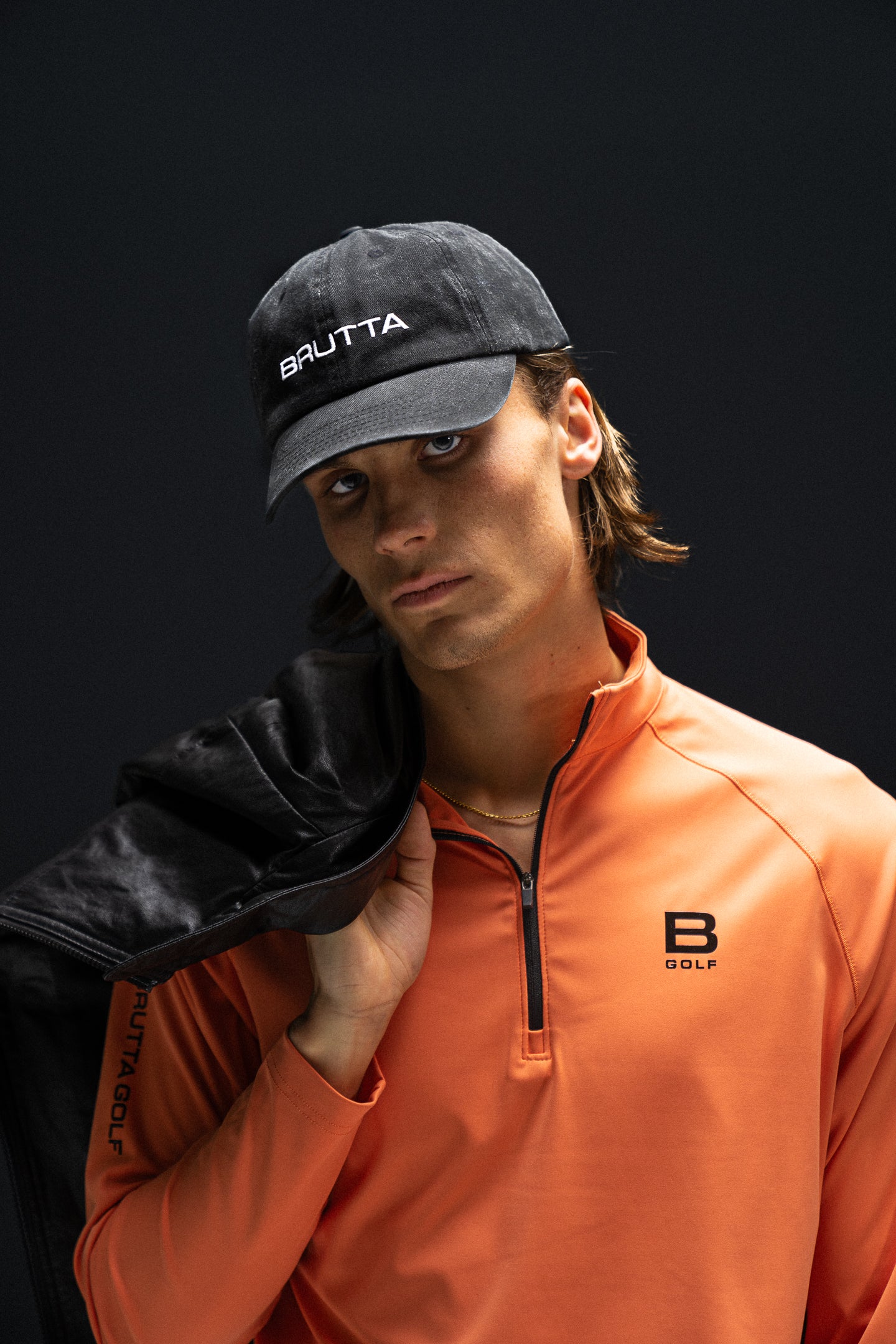 Half Zip Orange