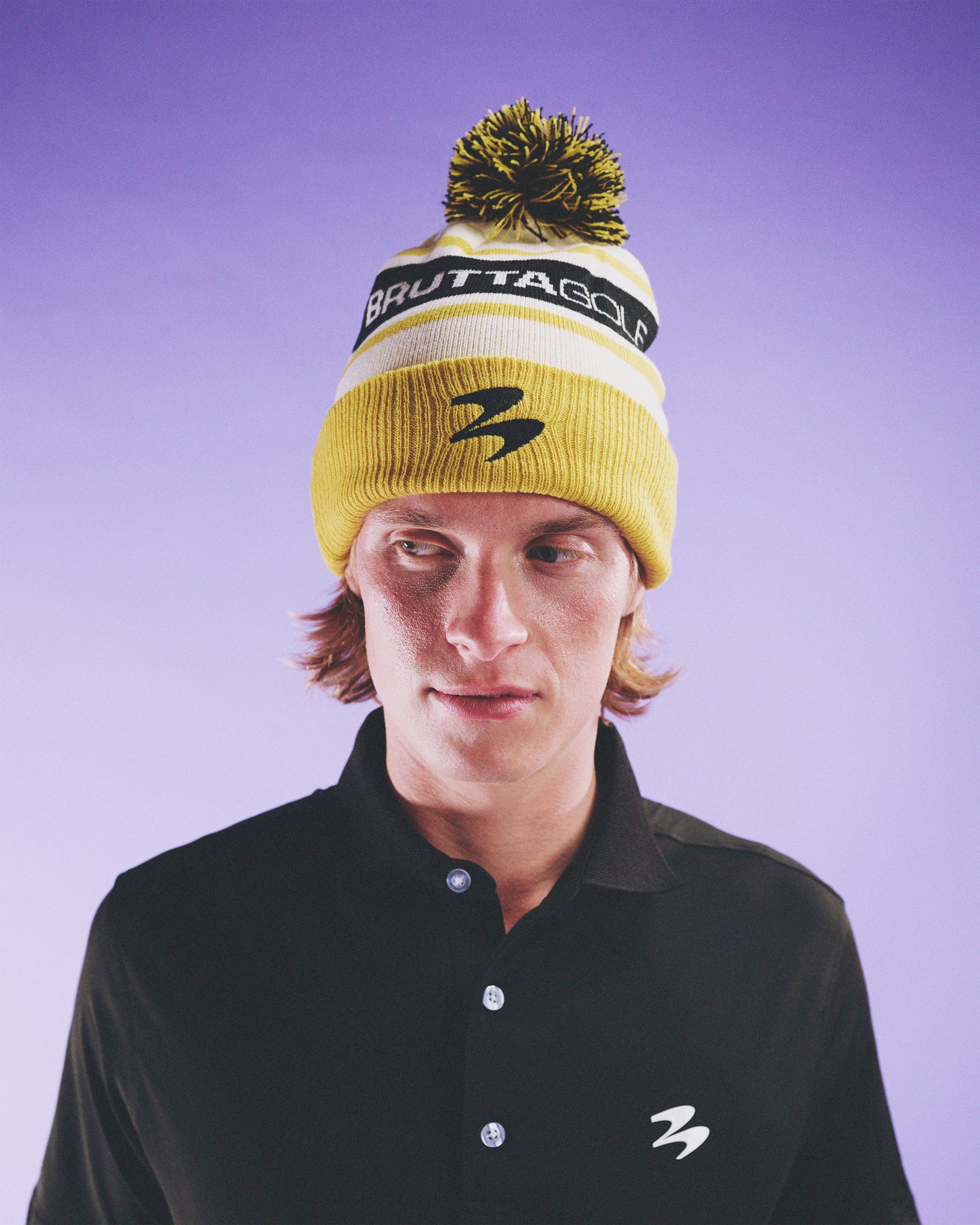 Pom Beanie Yellow