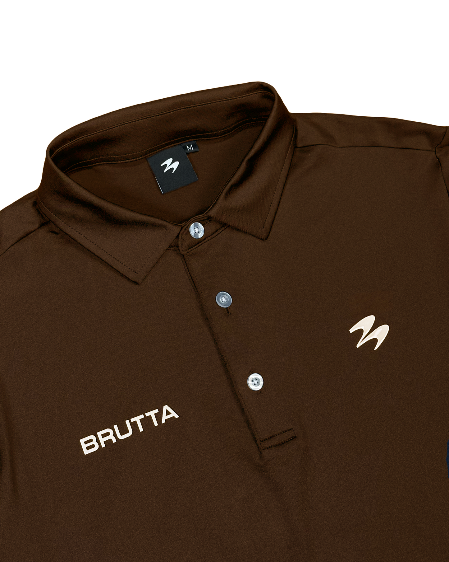 Long Sleeve Polo Chocolate
