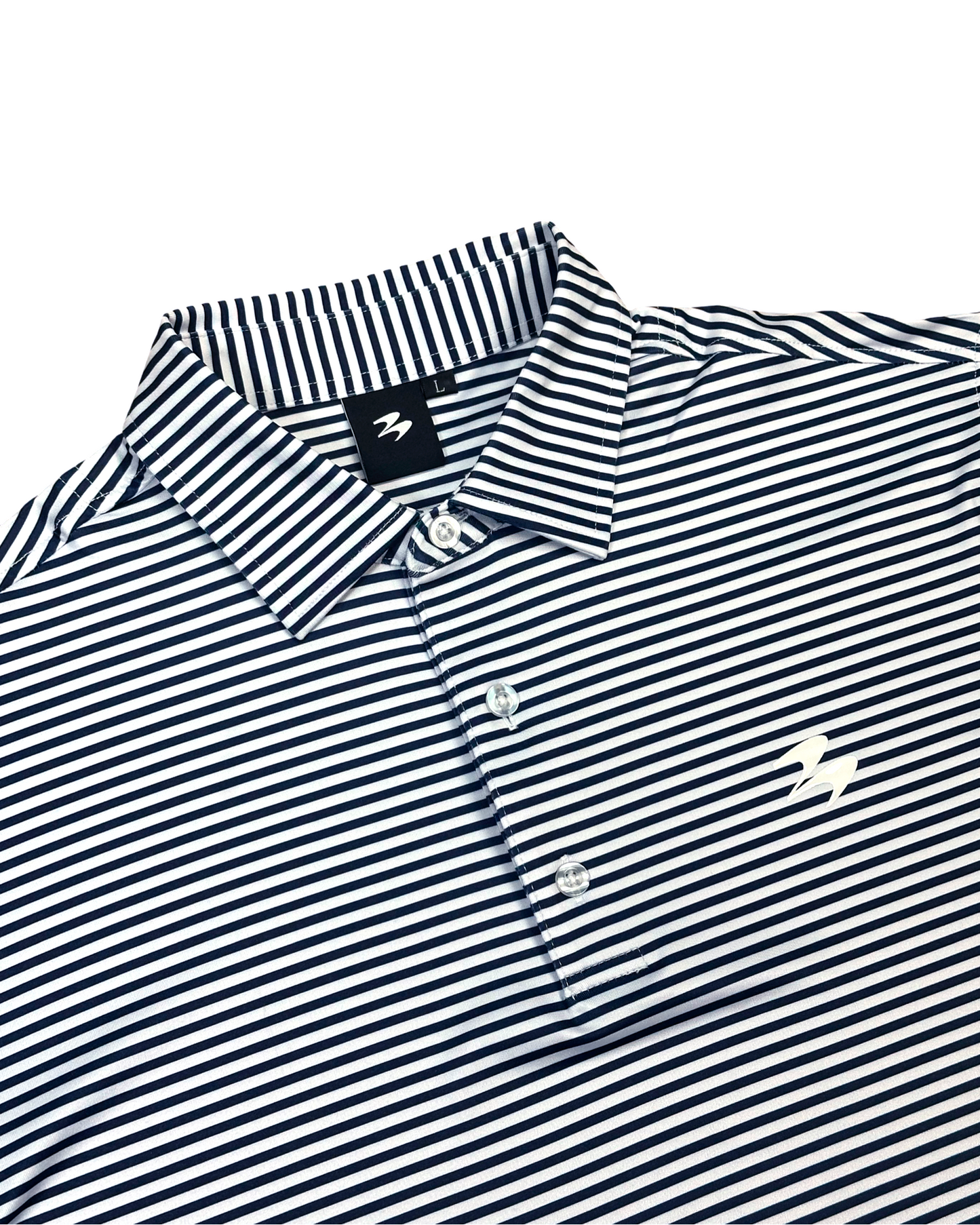 Striped Polo Blue