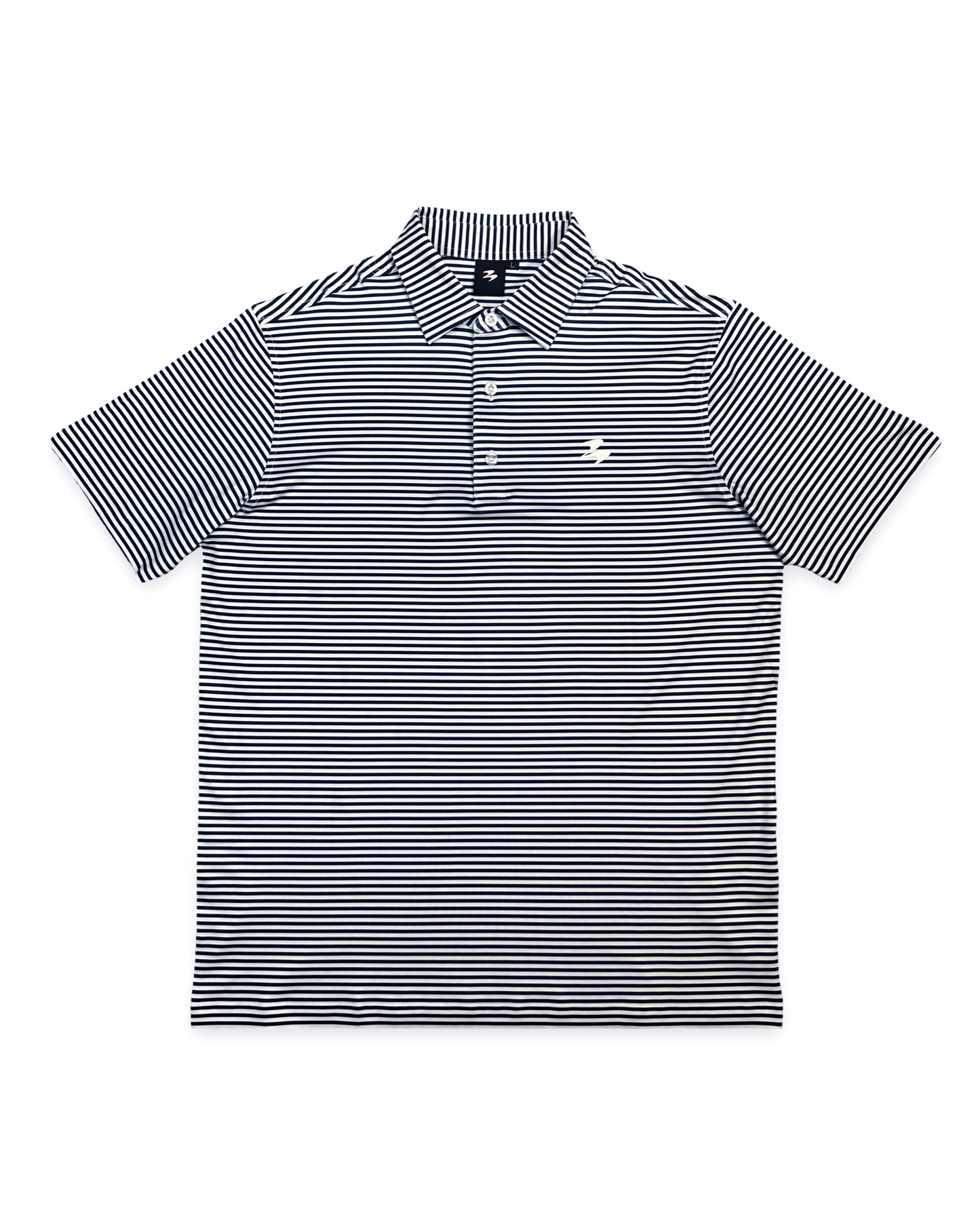 Striped Polo Blue