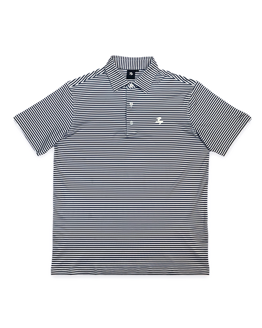 Striped Polo Blue